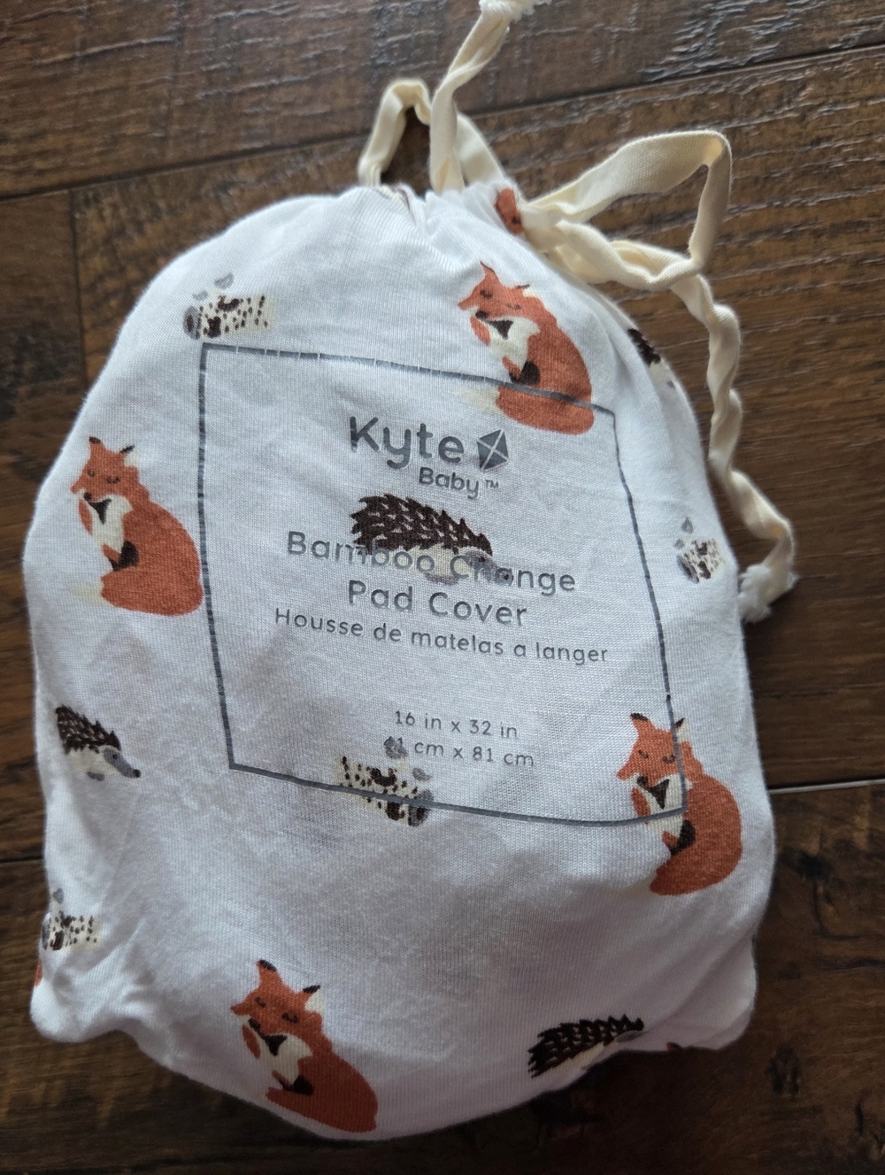 Kyte Baby Bamboo Changing Pad Cover/bassinet - Woodland